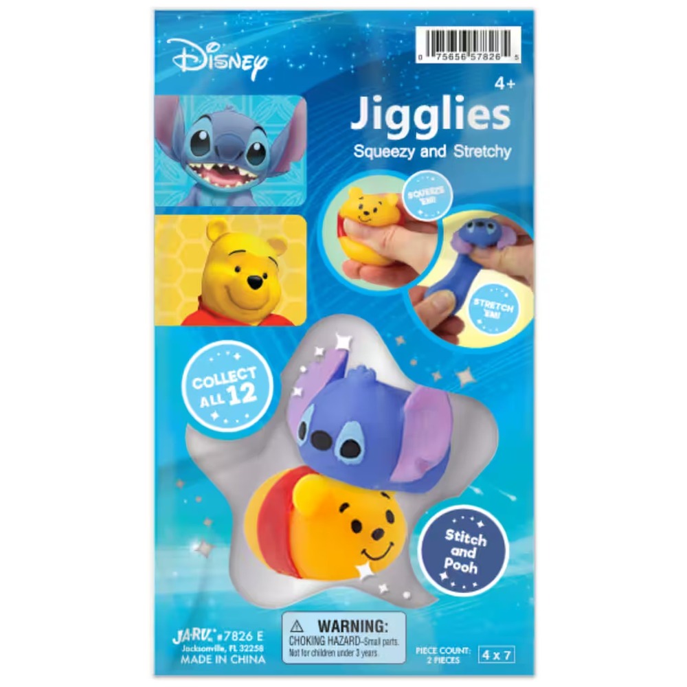 Disney Pixar Jigglies Complete Set of 12 NEW SEALED LOT Stretch Squeeze Squish - Picture 6 of 10